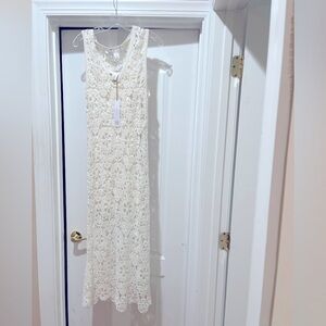 NEW With Tags House of Harlow 1960 Crochet Midi Dress Size Large